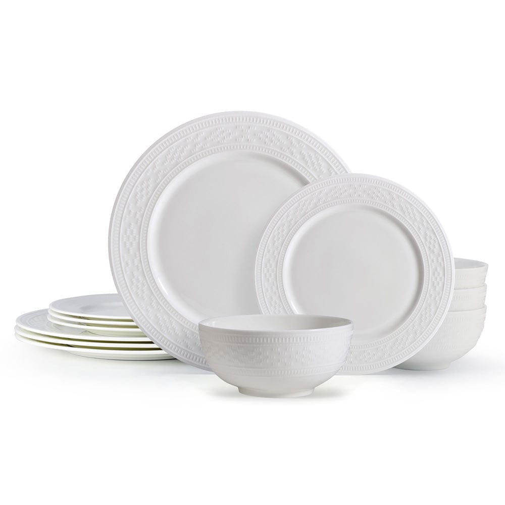 Haven 12 Piece Dinnerware Set, Service for 4