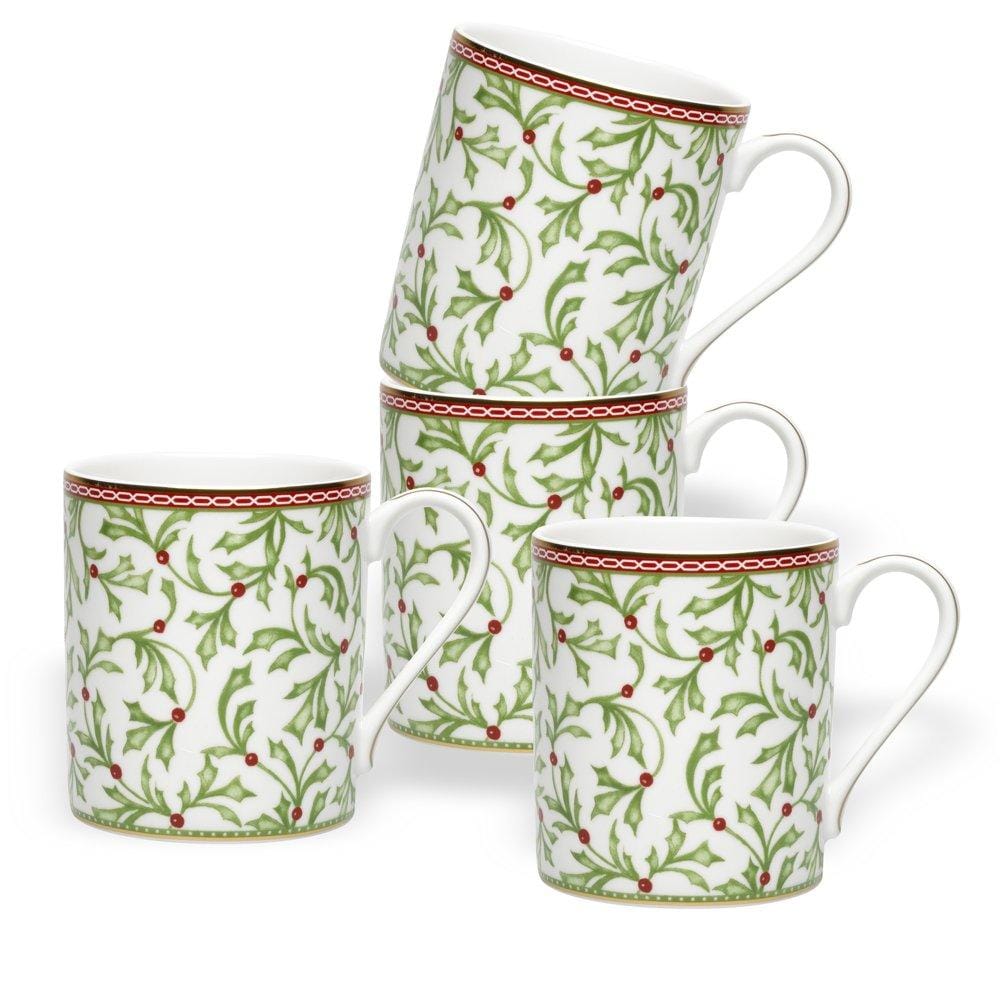 Holiday Traditions Mugs, Set of 4