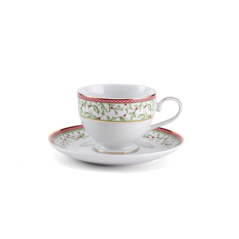 Holiday Traditions Tea Cup and Saucer Set