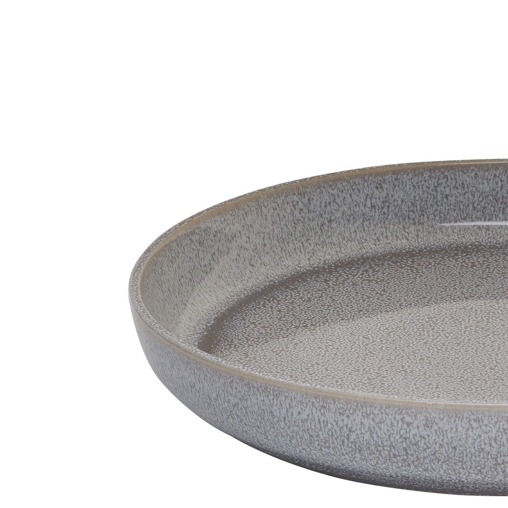 Huxley Grey 9 Piece Dinnerware Bowl Set, Service for 3