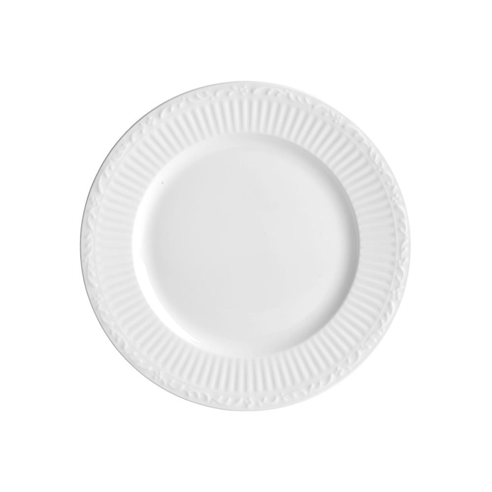 Italian Countryside White Bone China Salad Plate