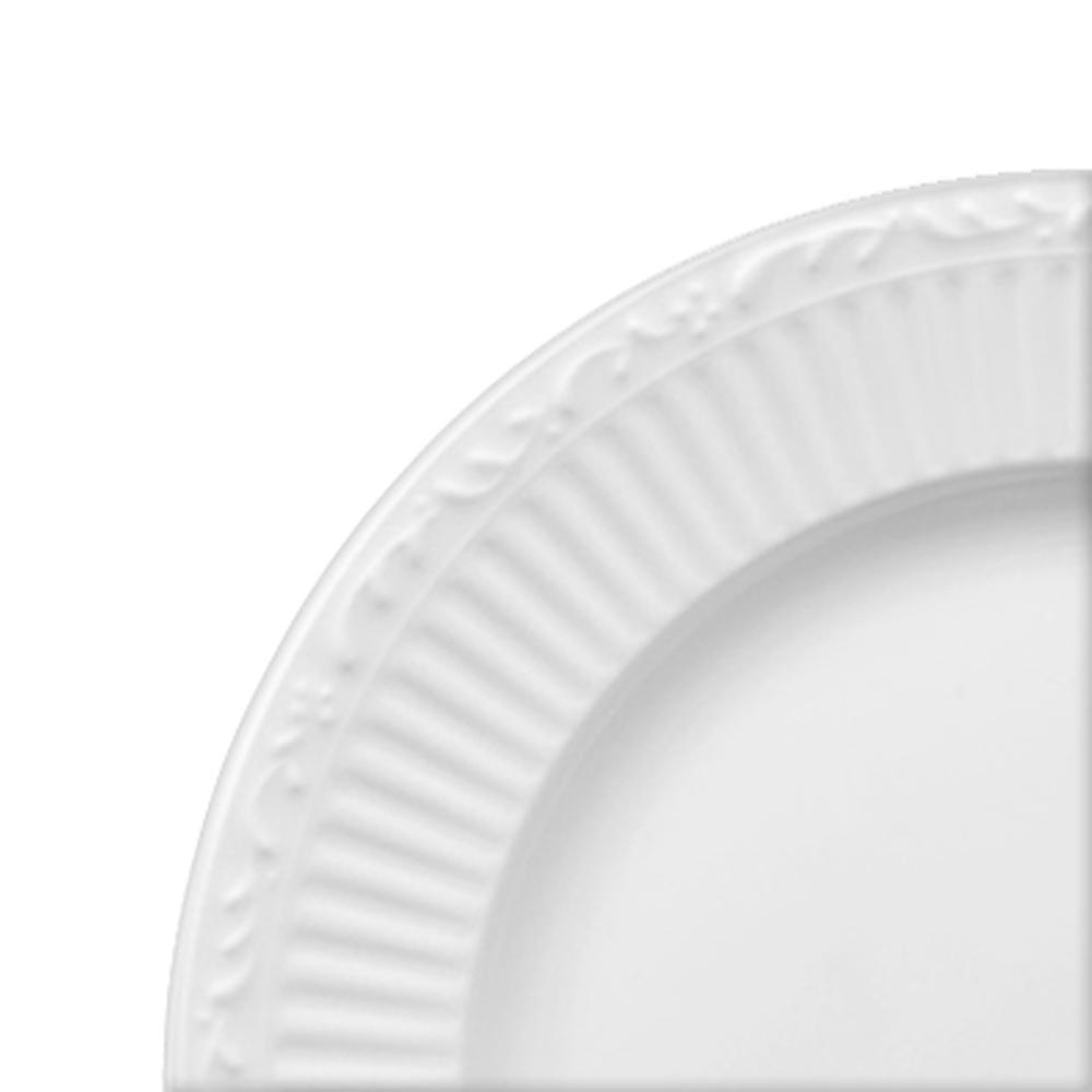 Italian Countryside White Bone China Salad Plate