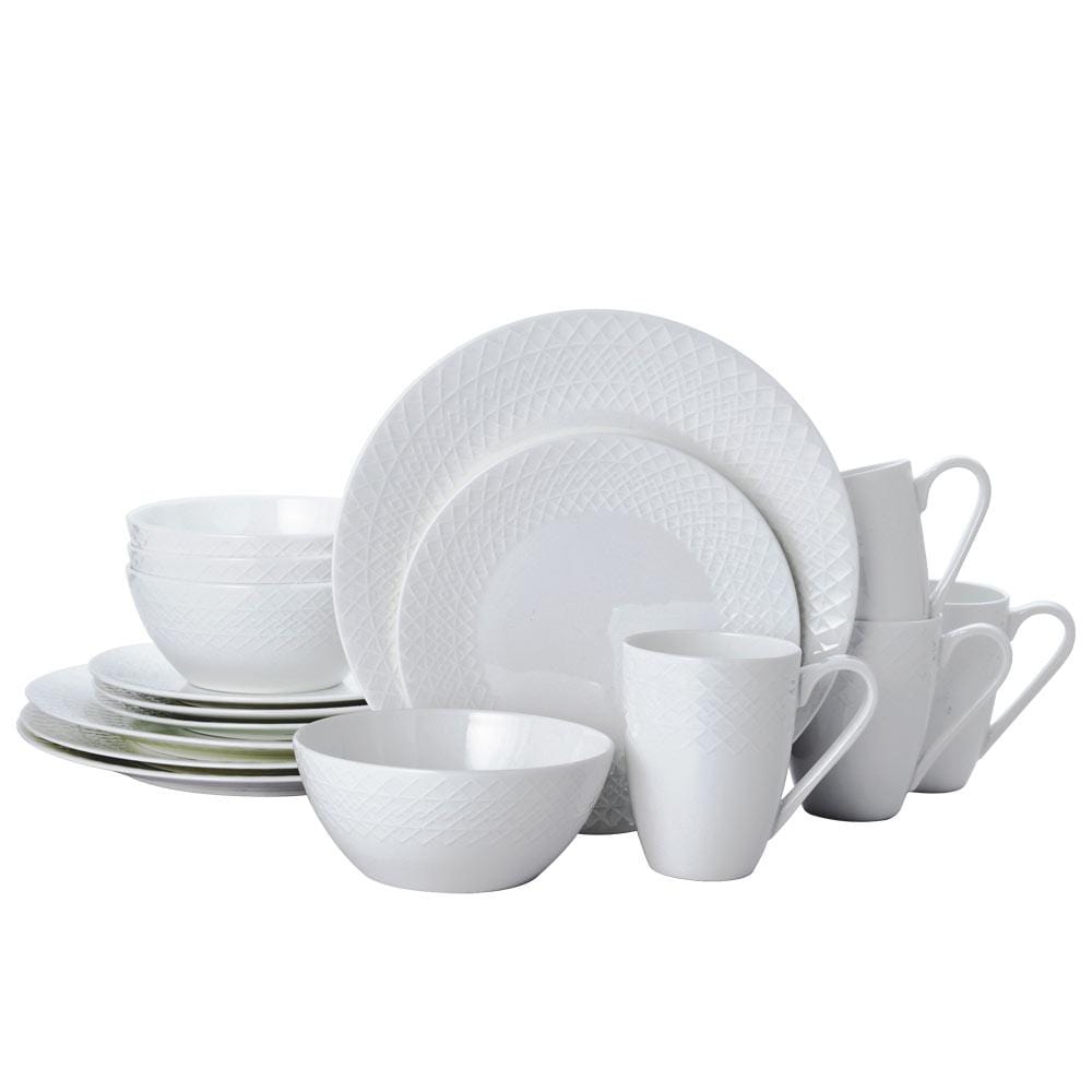 Jenna 16 Piece Dinnerware Set, Service for 4