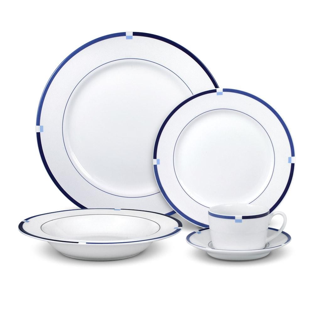 Jet Set Blue Dinnerware Set