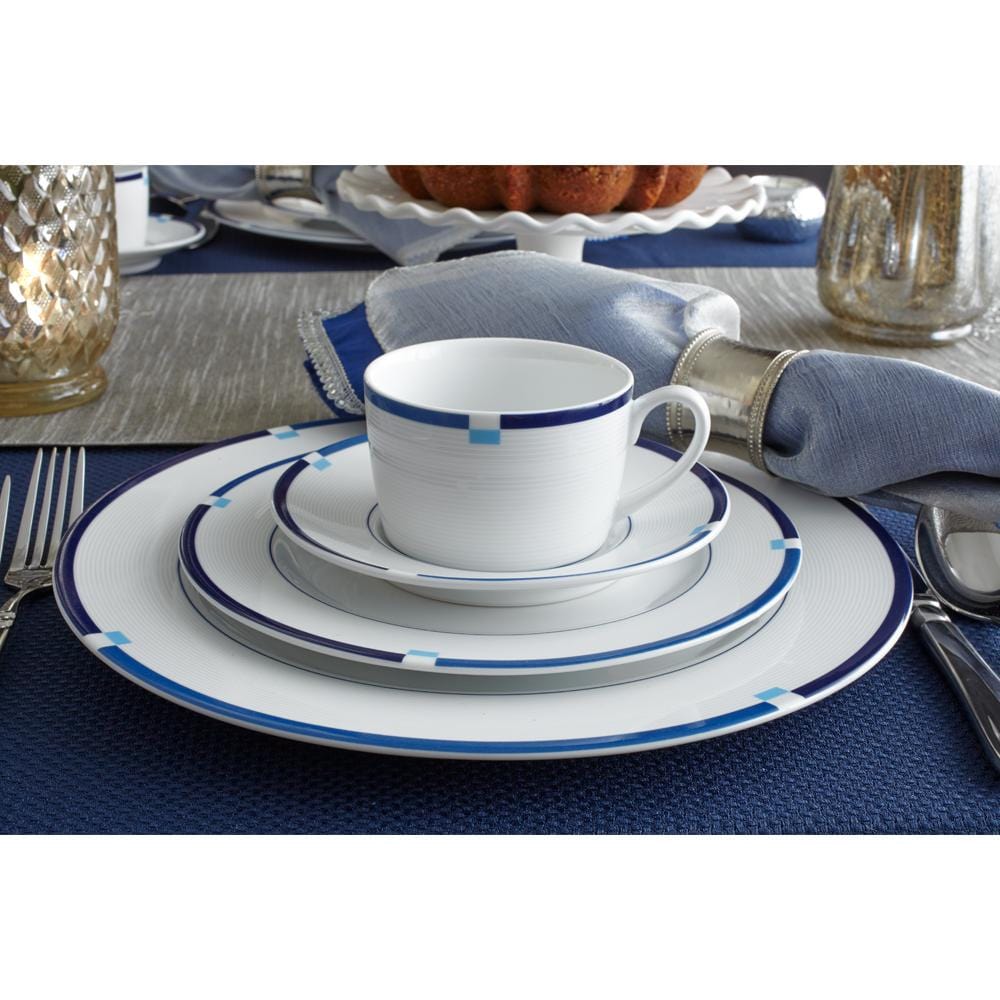 Jet Set Blue Dinnerware Set