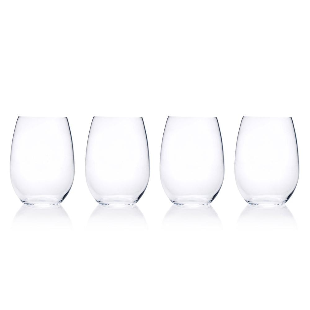 Laura Set of 4 Stemless Wine Glasses