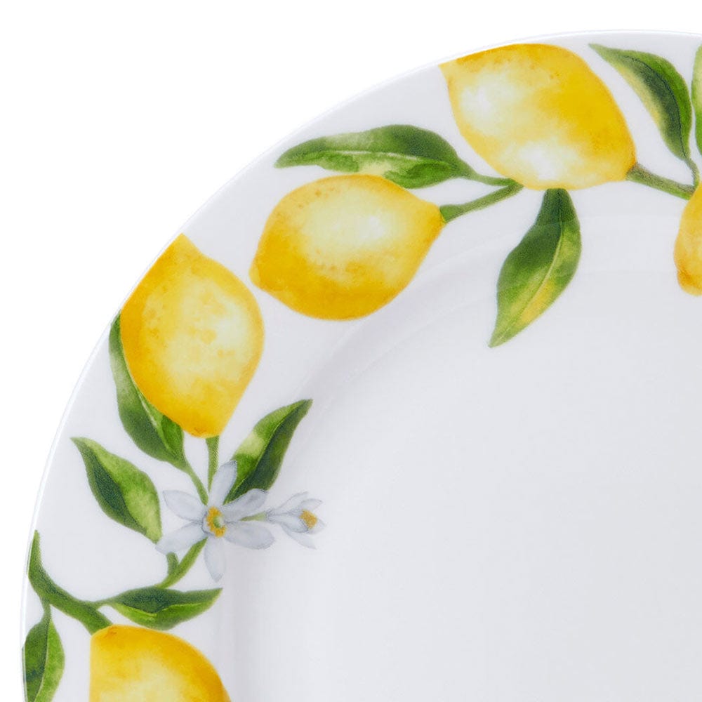 Lemons 16 Piece Dinnerware Set, Service for 4