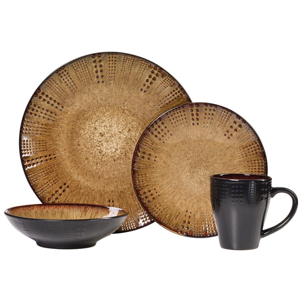 Linden 32 Piece Dinnerware Set, Service for 8