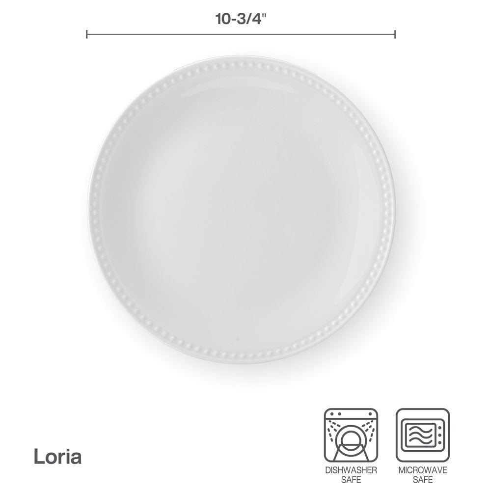 Loria Set of 4 Dinner Plates
