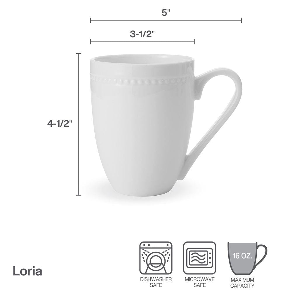 Loria Set of 4 Mugs