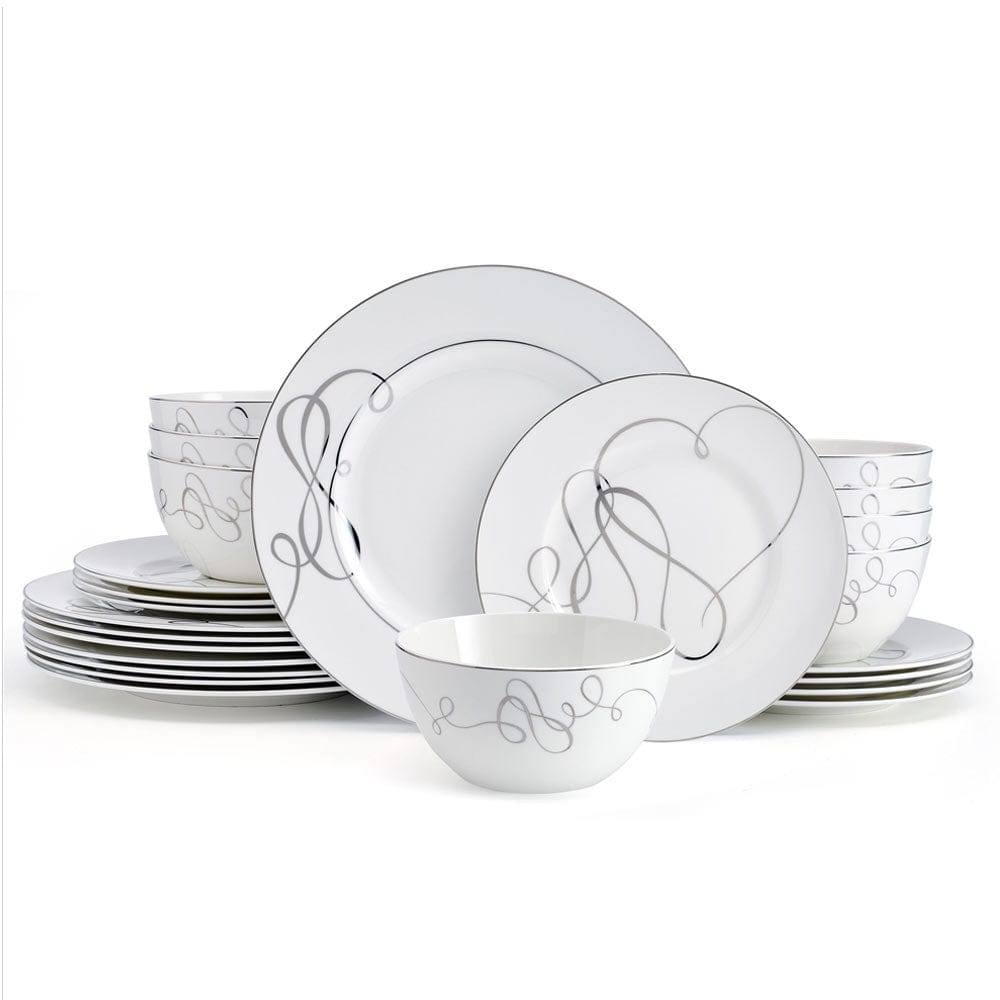 Love Story 24 Piece Dinnerware Set, Service for 8