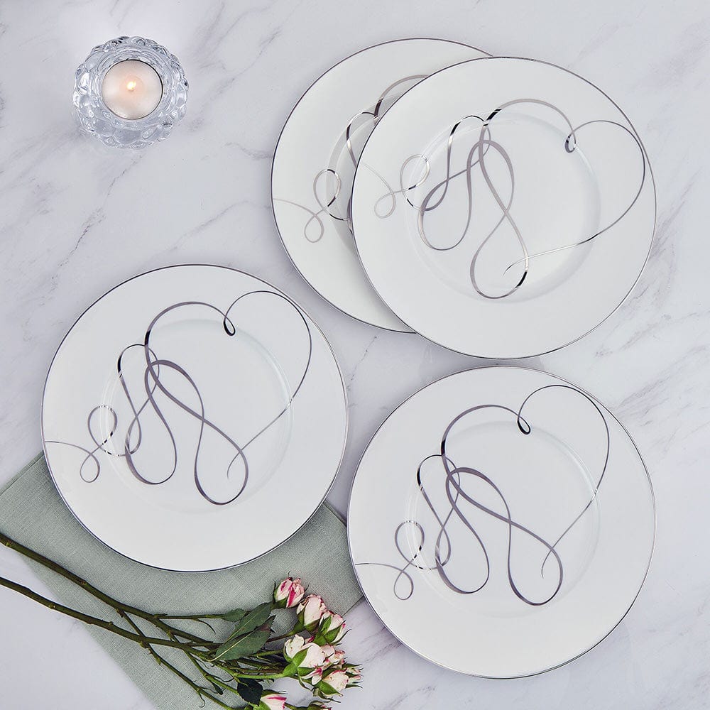 Love Story Set of 4 Salad Plates