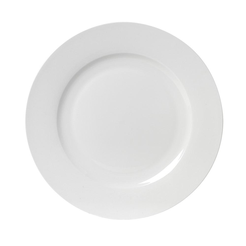 Lucerne White Dinner Plate