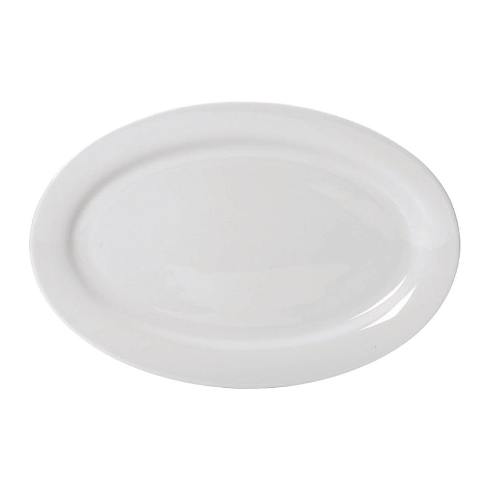 Lucerne White Oval Platter