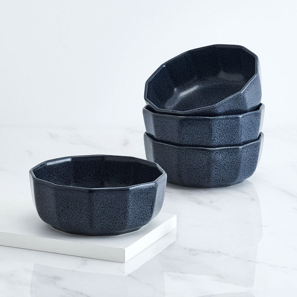 Luxor Blue Set of 4 Soup Cereal Bowls