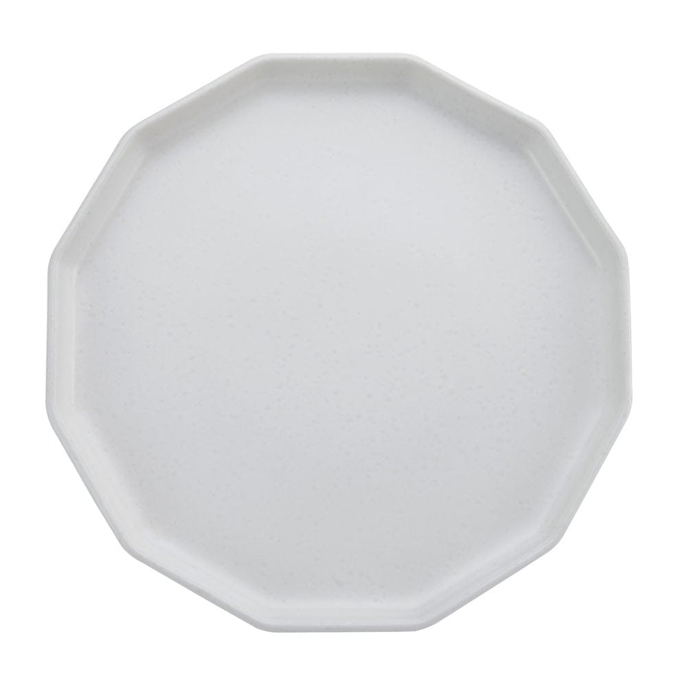 Luxor White Set of 4 Dinner Plates