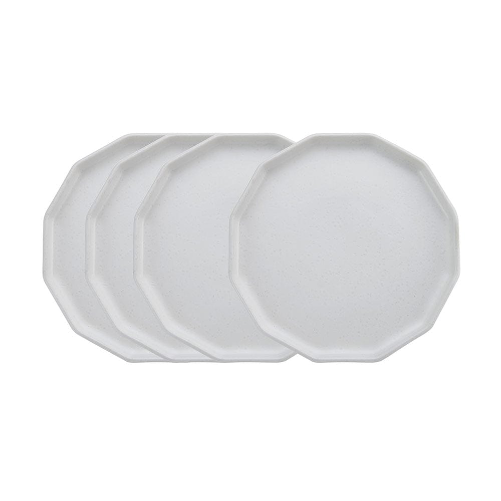 Luxor White Set of 4 Salad Plates