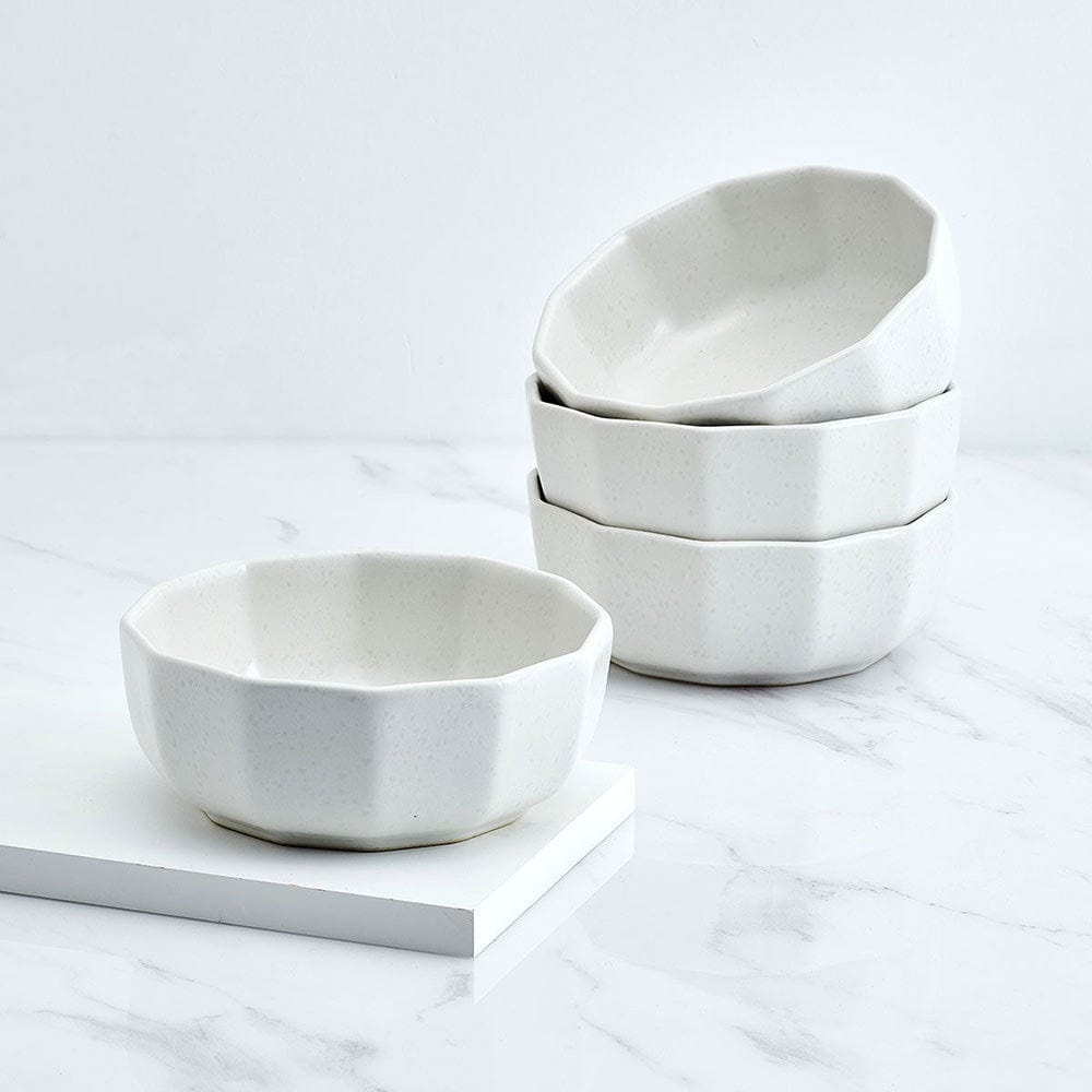 Luxor White Set of 4 Soup Cereal Bowls