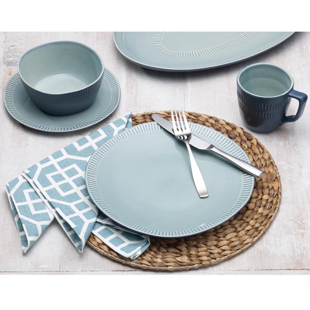 Marbella Blue 16 Piece Dinnerware Set