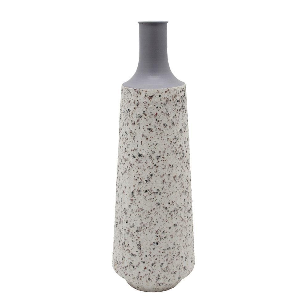 Metal Speckled Vase, 24 Inch