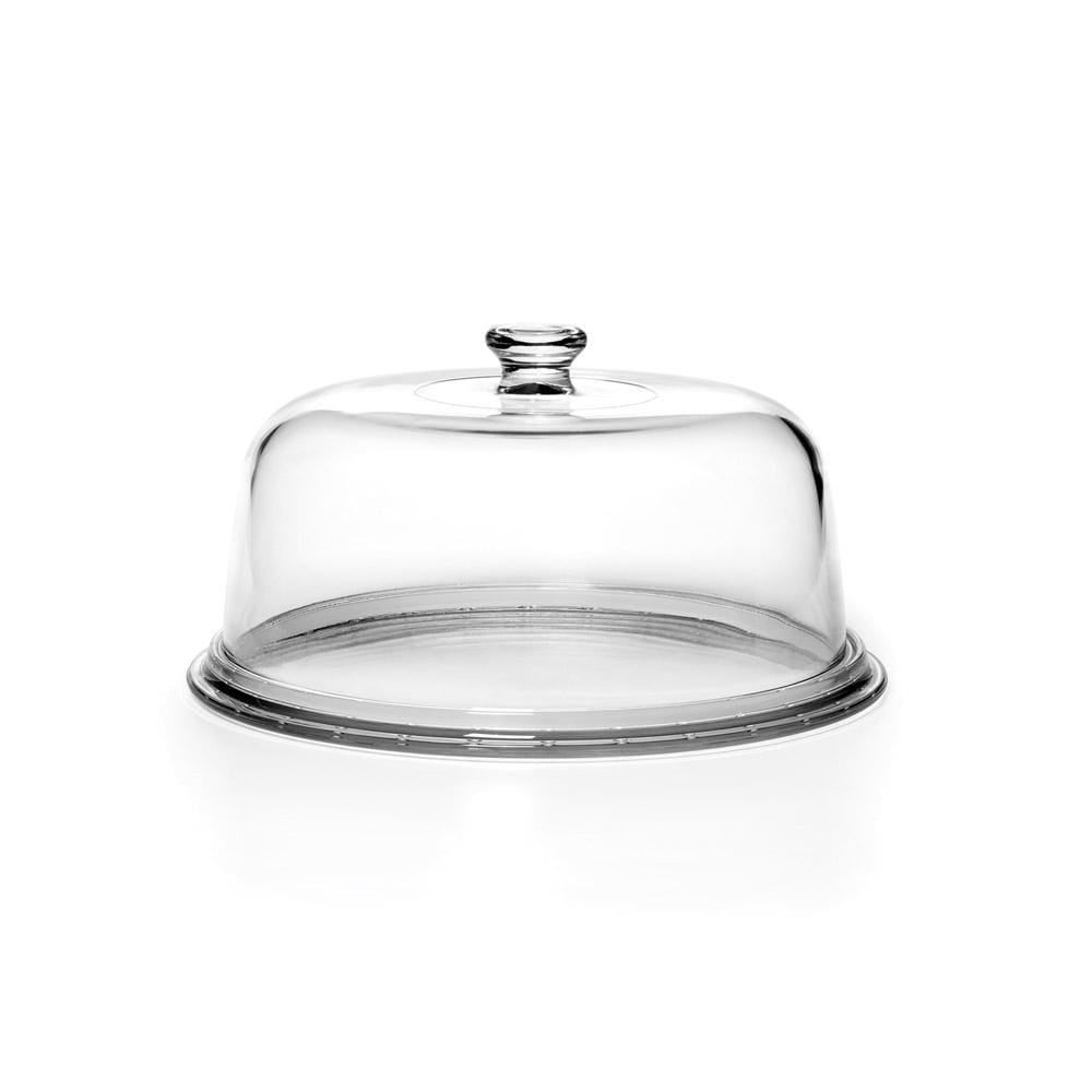 Napoli Glass Cake Plate With Dome