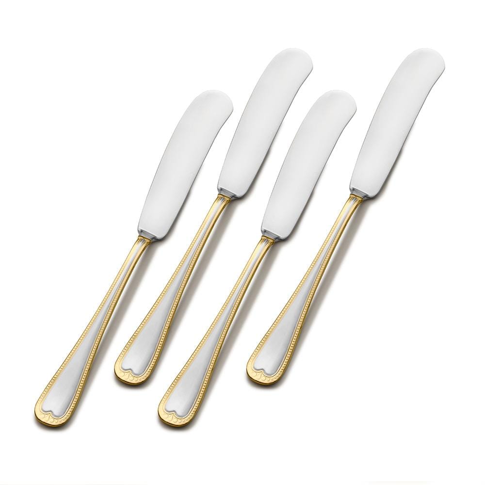 New Castle Gold Accent Set of 4 Spreaders