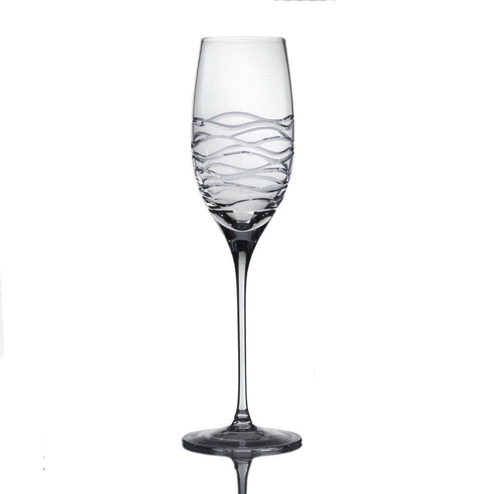 Oceanus Crystal Champagne Flute Glass