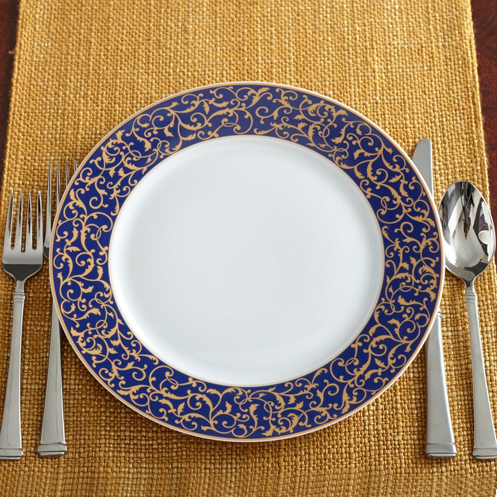 Parchment Cobalt Dinner Plate