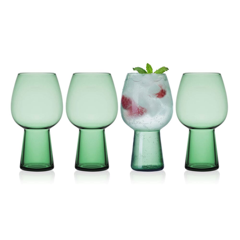 Phoebe Sage Set of 4 Beer Goblet Glasses