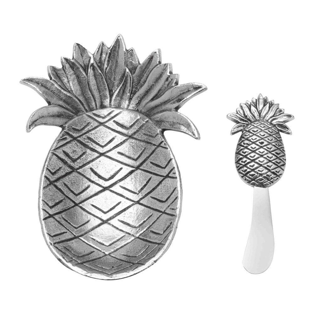 Pineapple Dish and Spreader Set