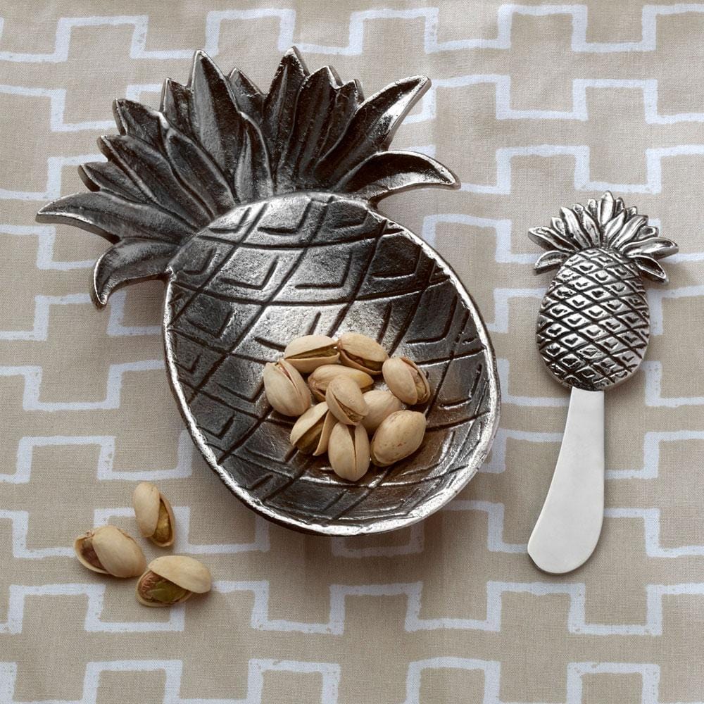 Pineapple Dish and Spreader Set