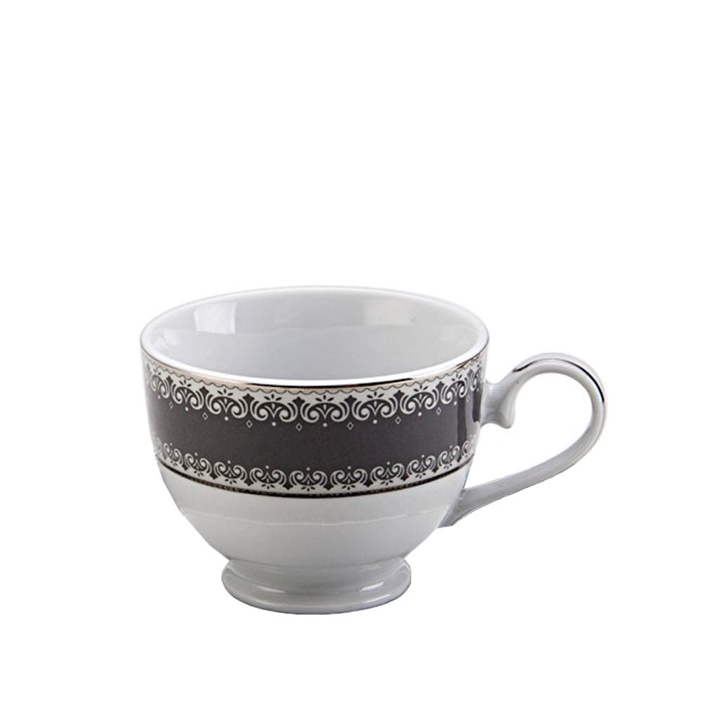 Platinum Crown Slate Tea Cup