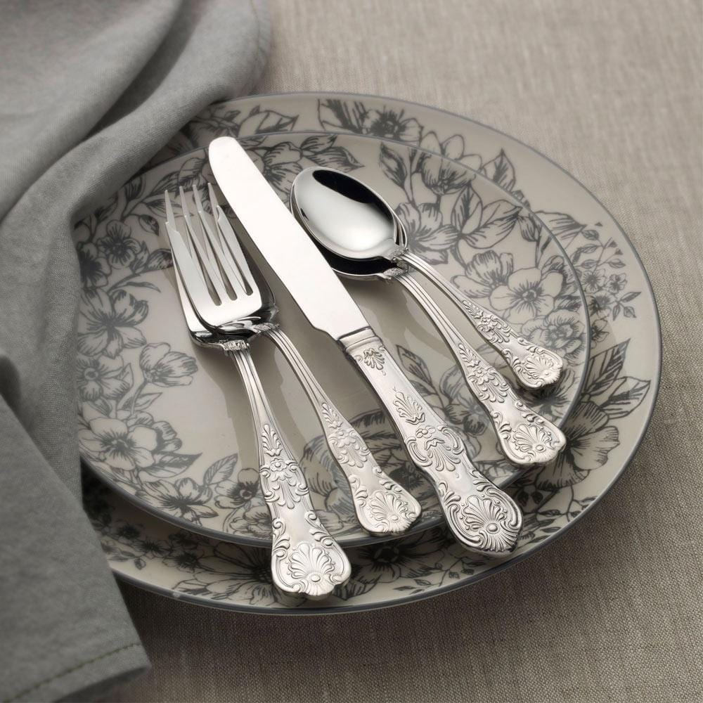 Queens 65 Piece Flatware Set, Service for 12