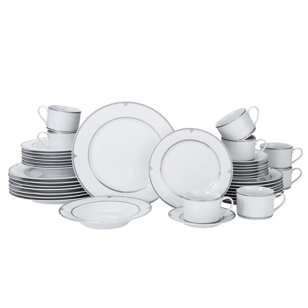 Regent Bead 40 Piece Dinnerware Set, Service for 8