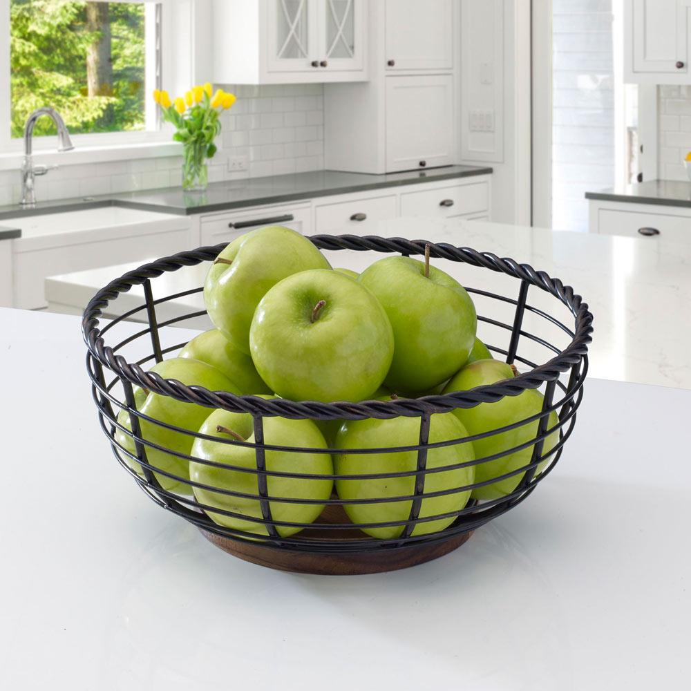 Rope Round Fruit Storage Basket