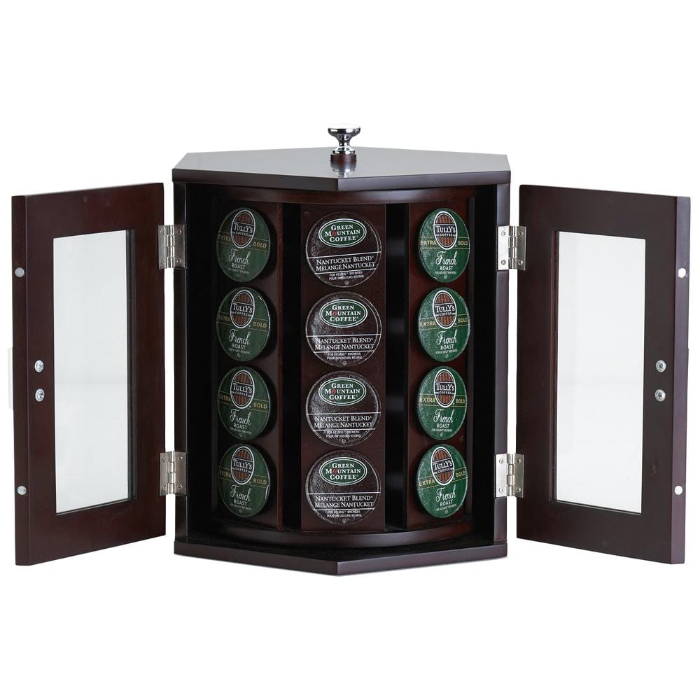 Rotating Coffee Pod Cabinet