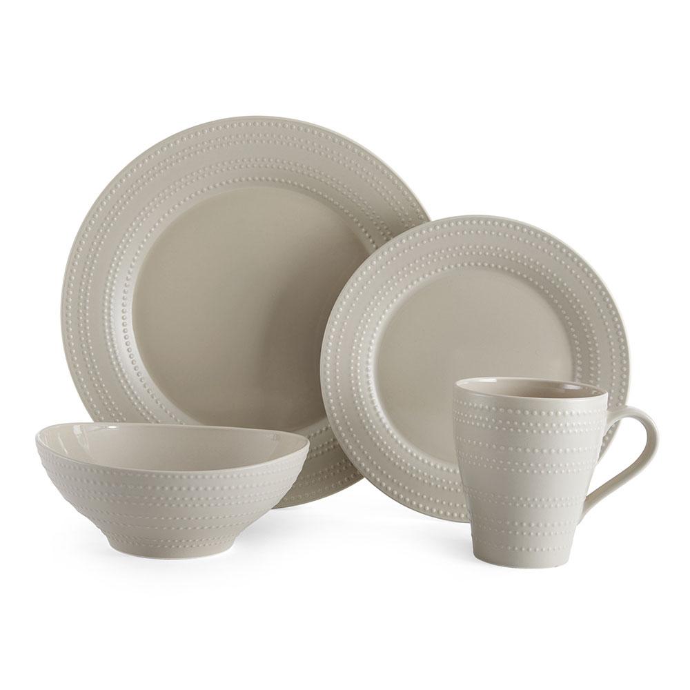 Ryder Beige 4 Piece Place Setting