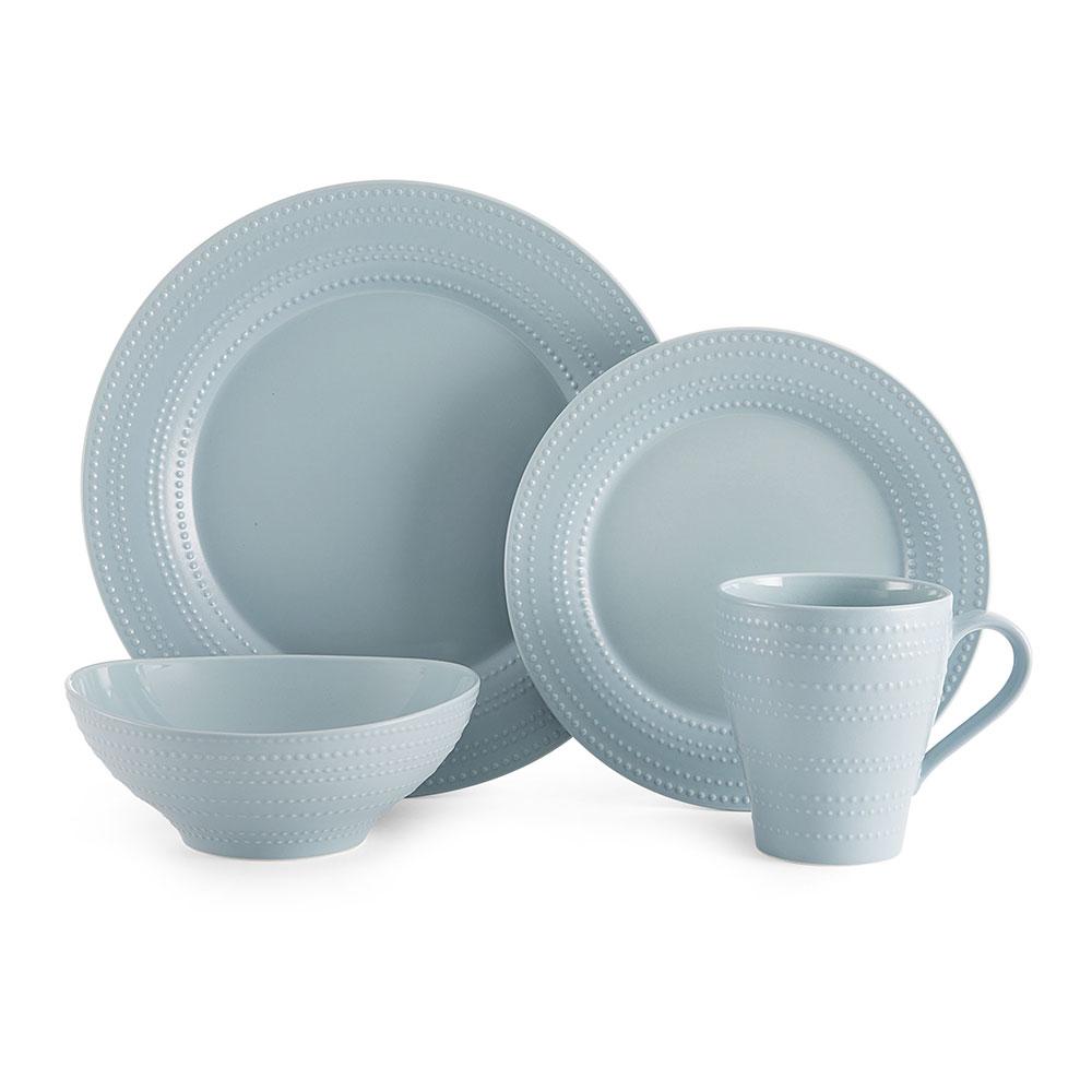 Ryder Blue 4 Piece Place Setting