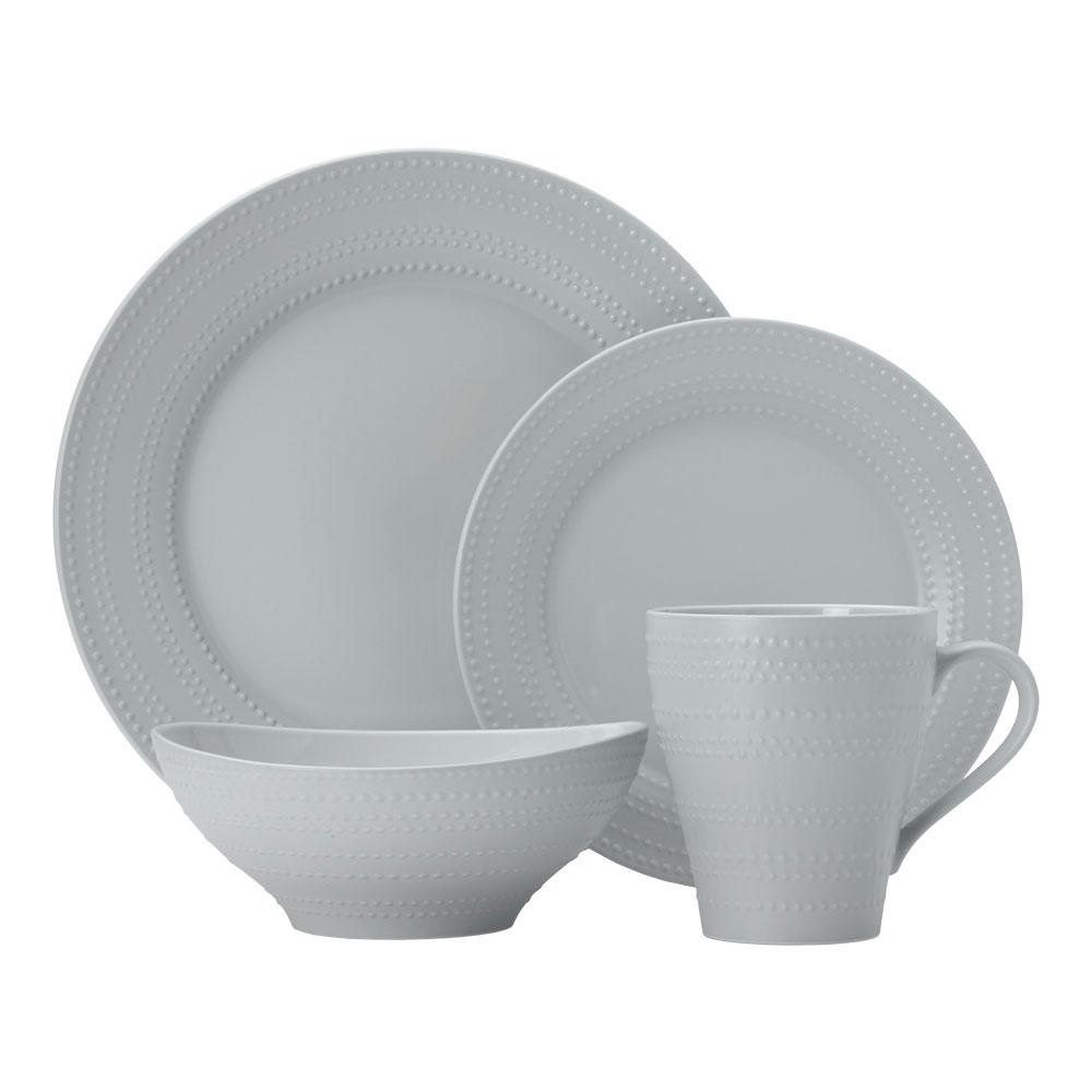 Ryder Gray 4 Piece Place Setting