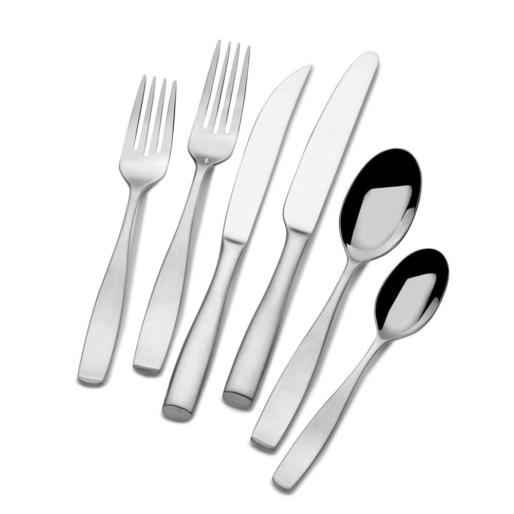 Satin Loft 75 Piece Flatware Set, Service for 12