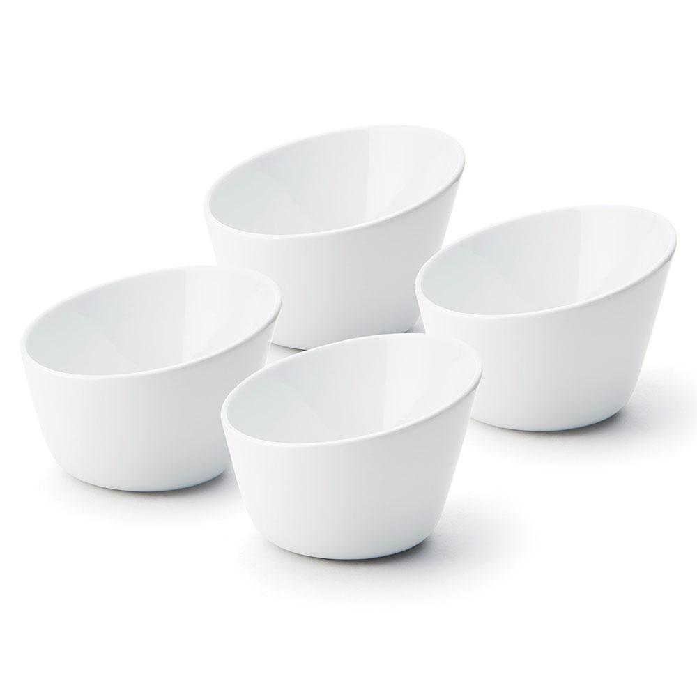 Set of 4 Angled Serving Bowls