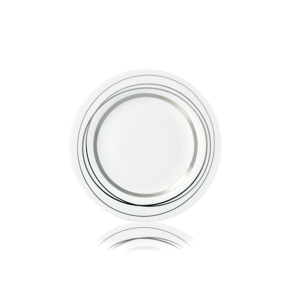 Silver Spheres Bread and Butter Plate