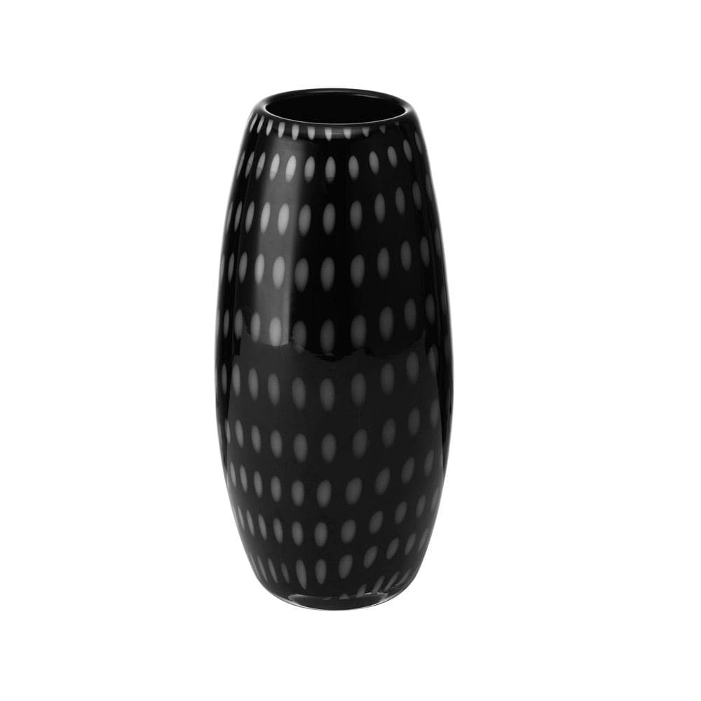 Small Onyx Confetti Glass Vase