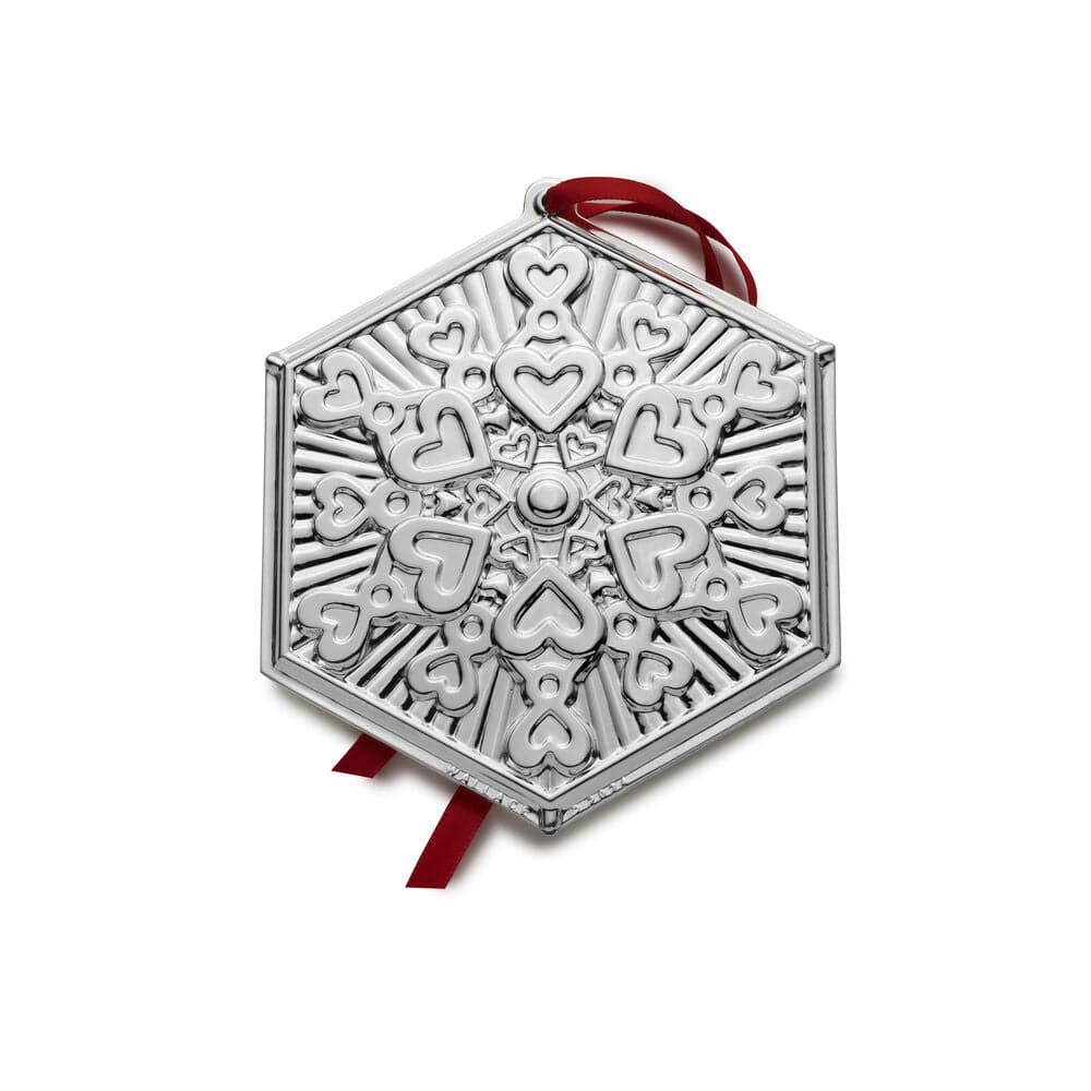 2024 Silver Plate Snowflake Ornament 4th Edition