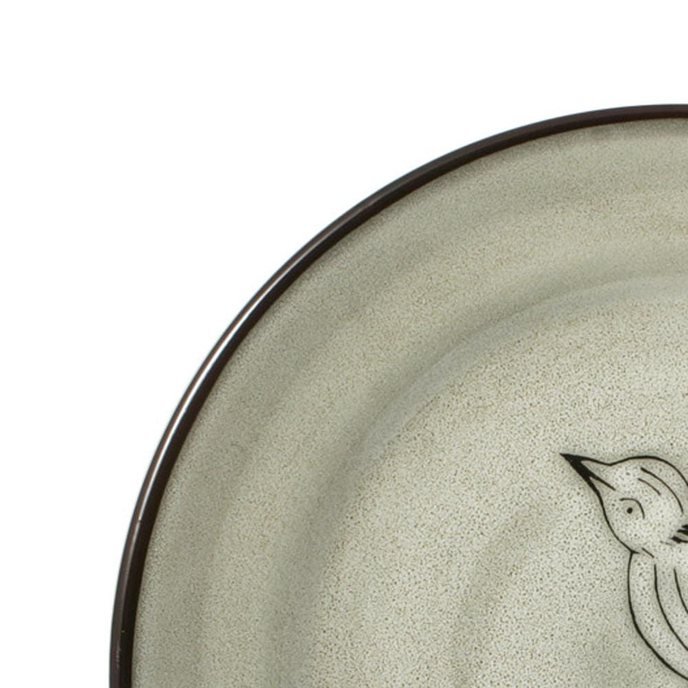 Song Bird Round Salad Plate