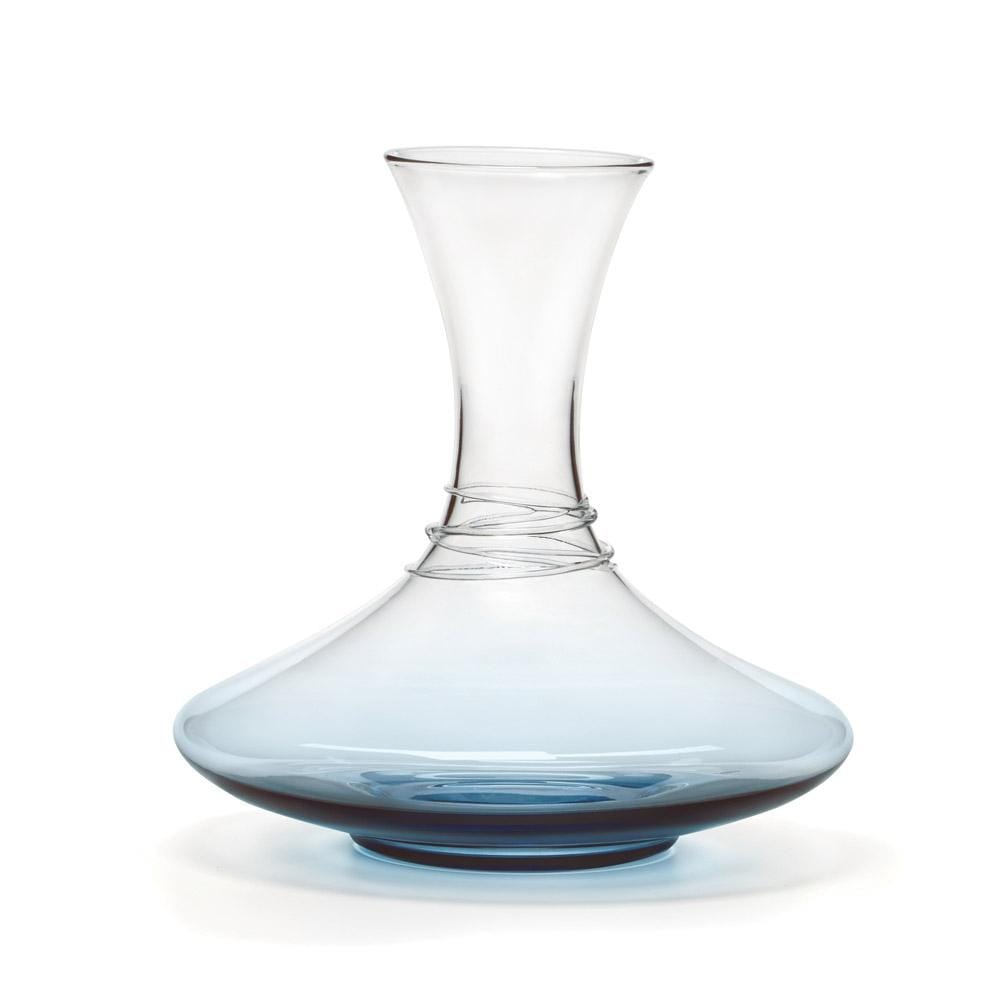 Swirl Cobalt Wine Carafe Decanter