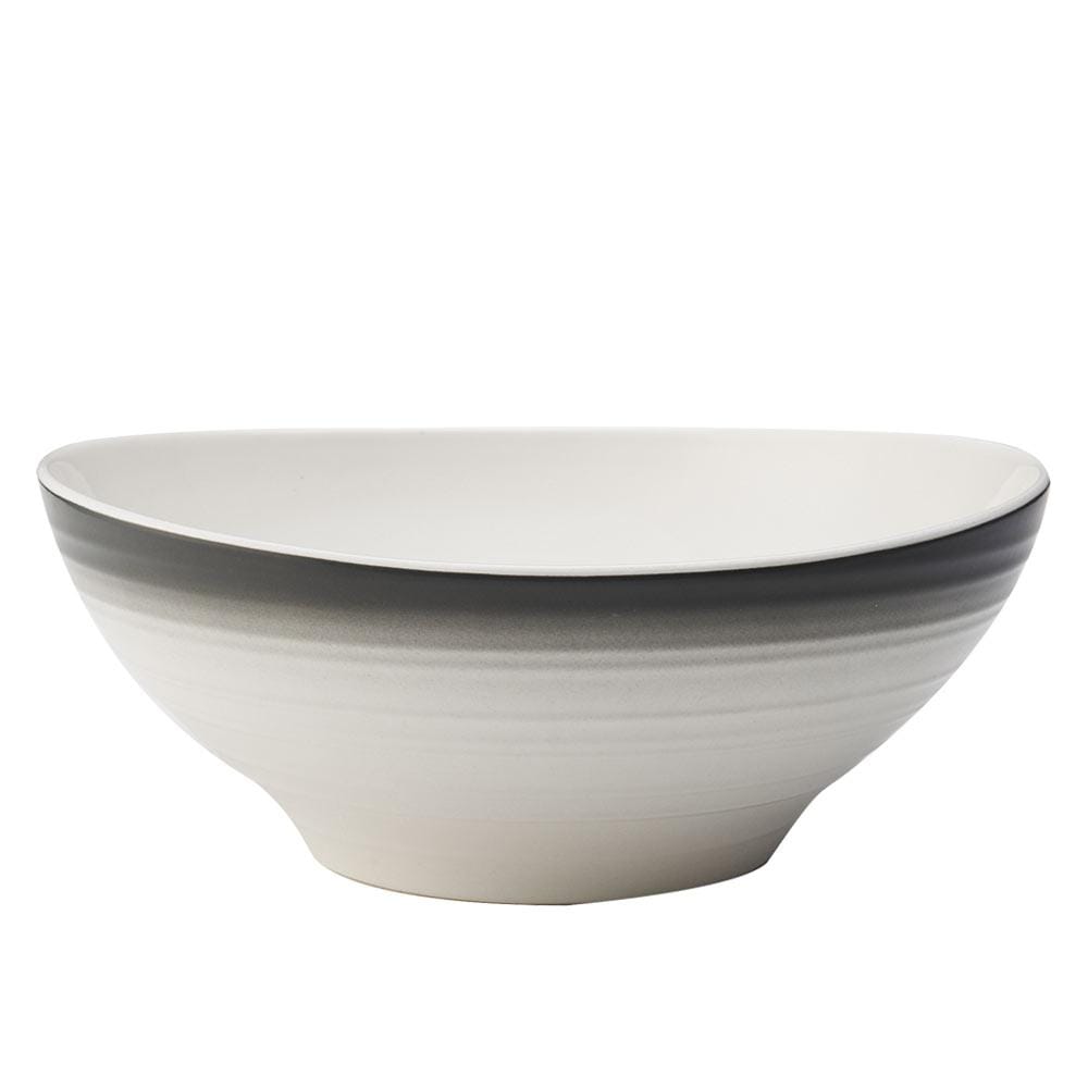 Swirl White Square 4 Piece Place Setting