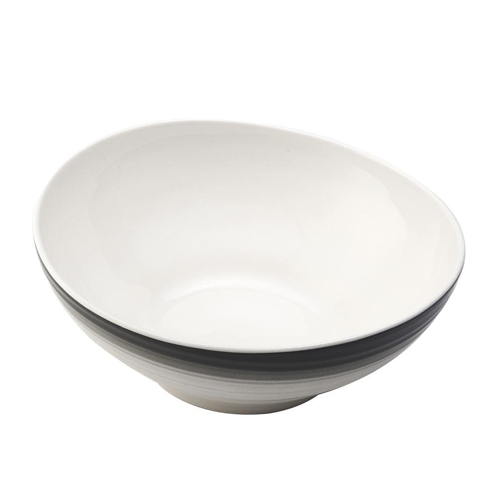 Swirl White Square 4 Piece Place Setting