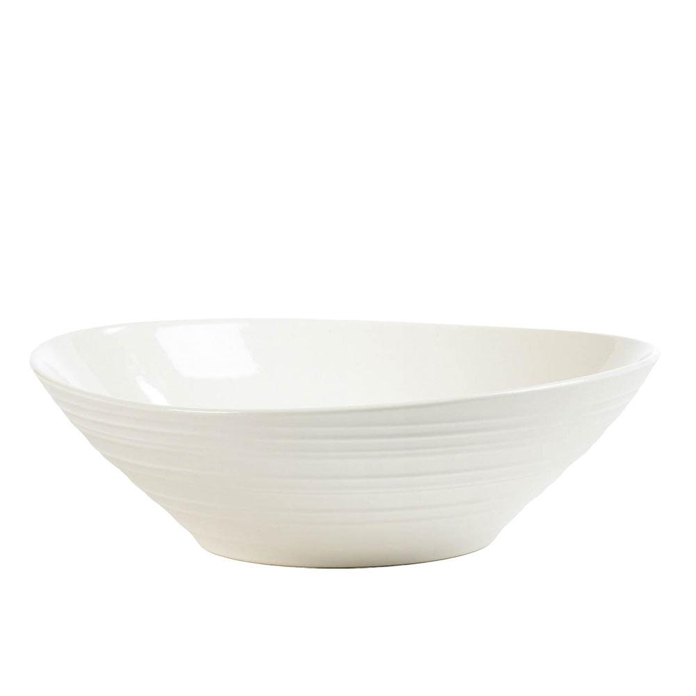 Swirl White Pasta Serve Bowl