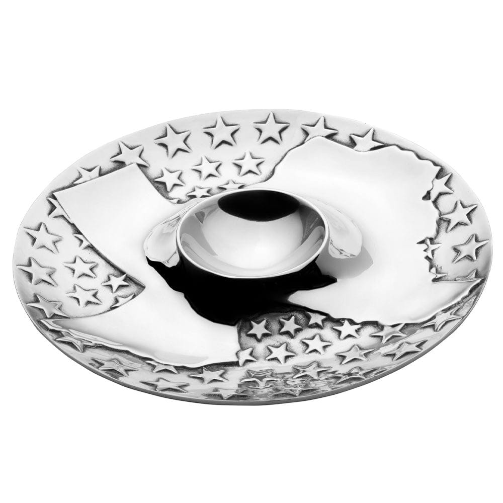 Texas Chip and Dip with Stars Serve Bowl
